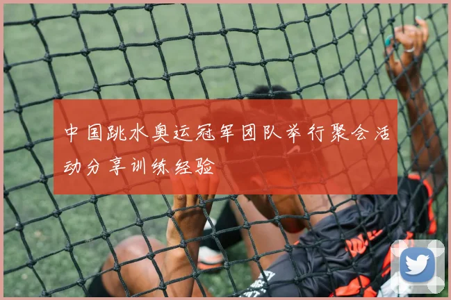 中国跳水奥运冠军团队举行聚会活动分享训练经验